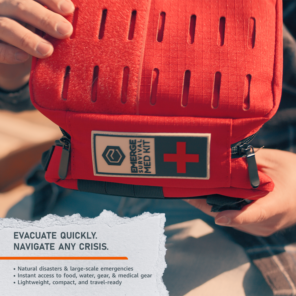 Emerge Evacuation Bag, Extended Displacement Survival Kit