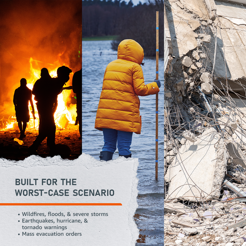 Emerge Evacuation Bag, Extended Displacement Survival Kit