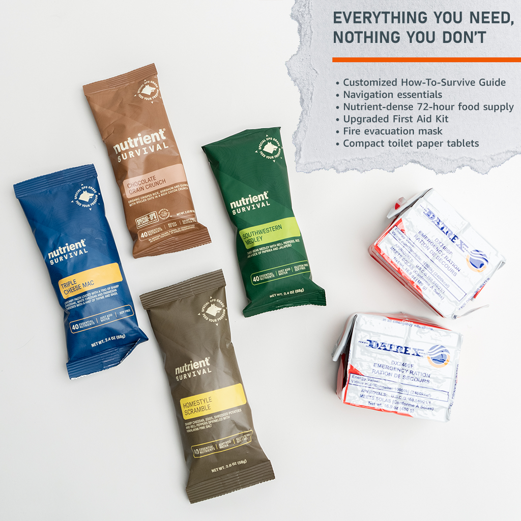 Emerge Evacuation Bag, Extended Displacement Survival Kit