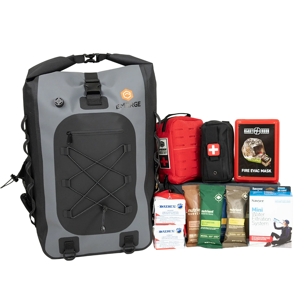 Emerge Evacuation Bag, Extended Displacement Survival Kit