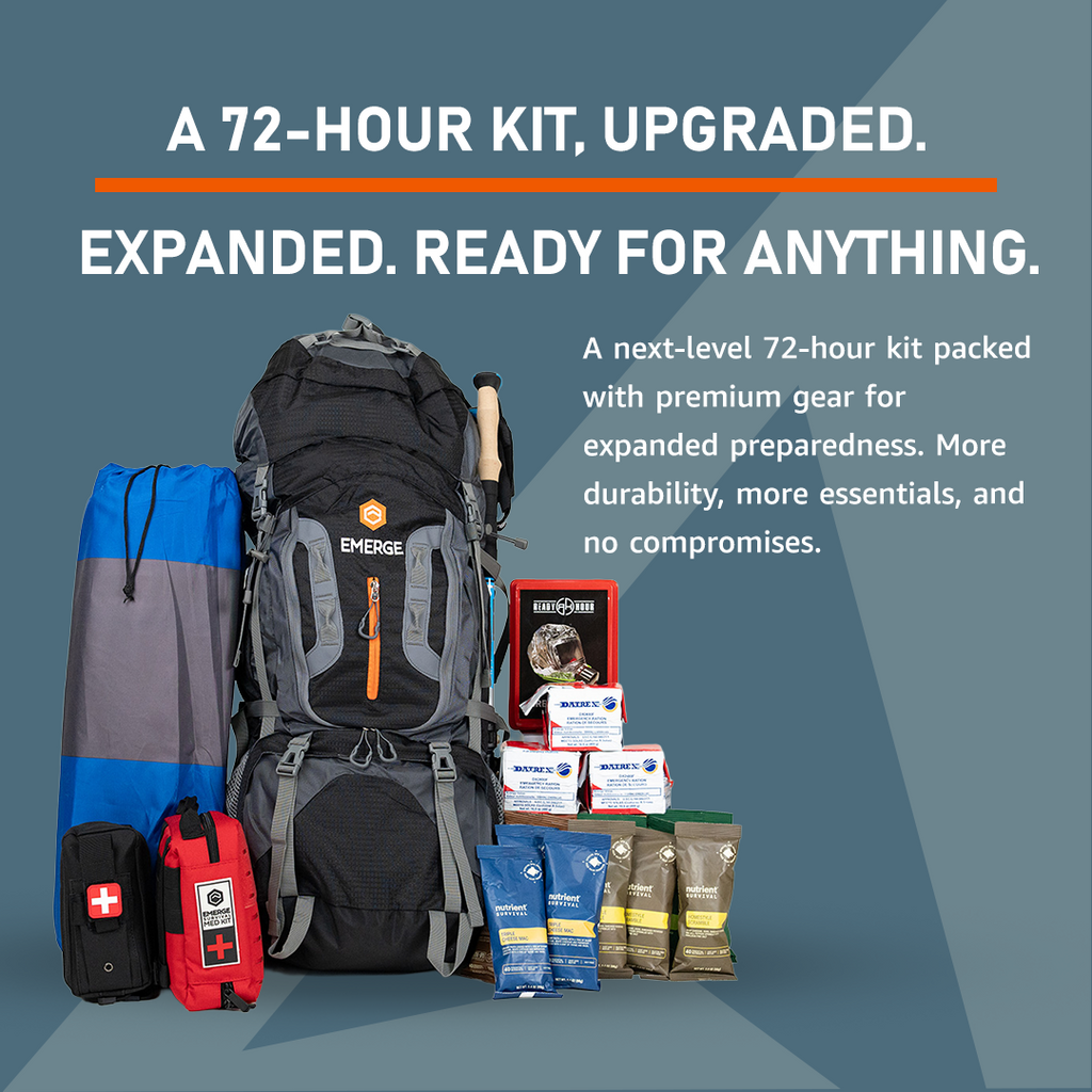 Emerge Evacuation Pro Bag, Long-Distance Survival for Extreme Conditions