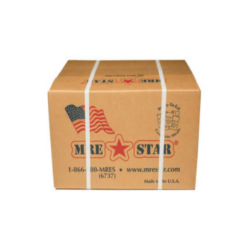 MRE Star Standard Case, 12 Full Meals, No Heater Included