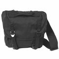Mil-Tec M67 Combat Pack, Black Cotton Bread-Bag with Carry Strap