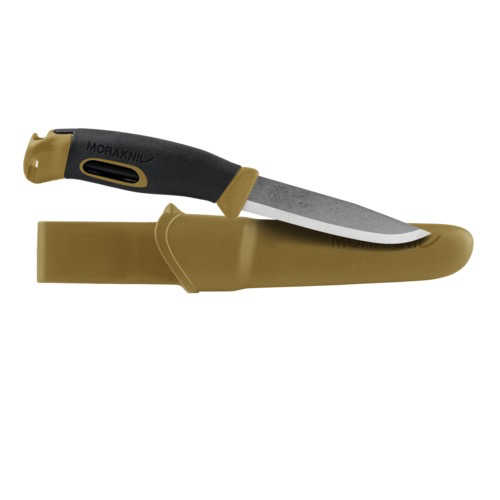 Morakniv Companion Spark, Stainless Bushcraft Knife with Built-In Firesteel