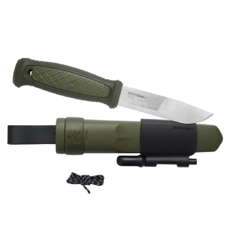 Morakniv Kansbol Survival Kit, Fixed-Blade Knife with Fire and First Aid (Sweden)