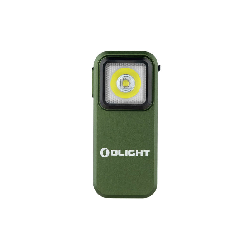 Olight Oclip Rechargeable Clip-On Flashlight, White and Red Modes