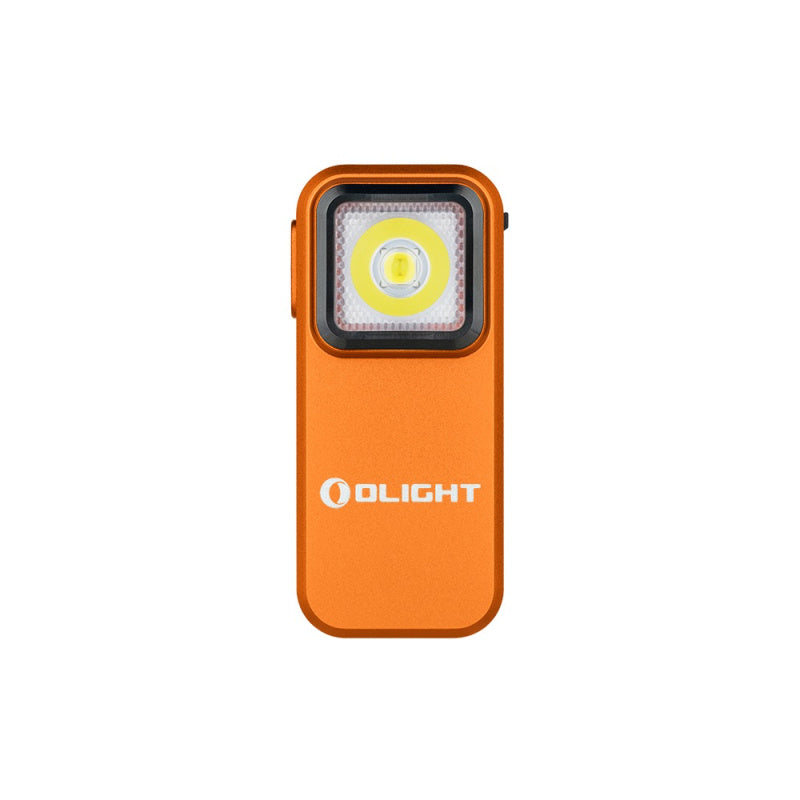 Olight Oclip Rechargeable Clip-On Flashlight, White and Red Modes