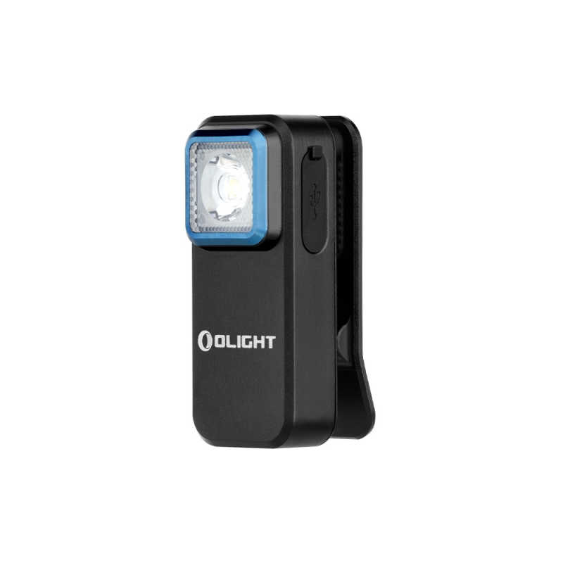 Olight Oclip Rechargeable Clip-On Flashlight, White and Red Modes