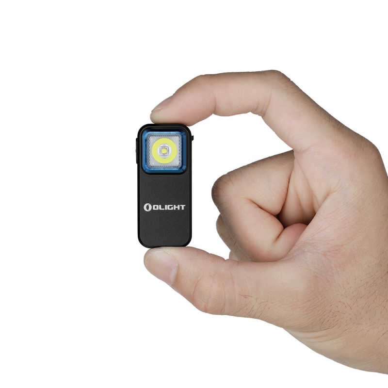 Olight Oclip Rechargeable Clip-On Flashlight, White and Red Modes