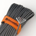 SurvivorCord Black Steel, Tactical Paracord with Embedded Steel Wire