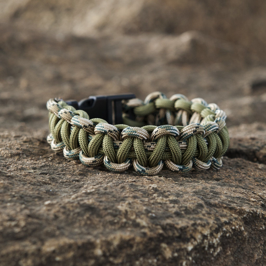 SurvivorCord Forest-Camo, Military-Grade Survival Paracord