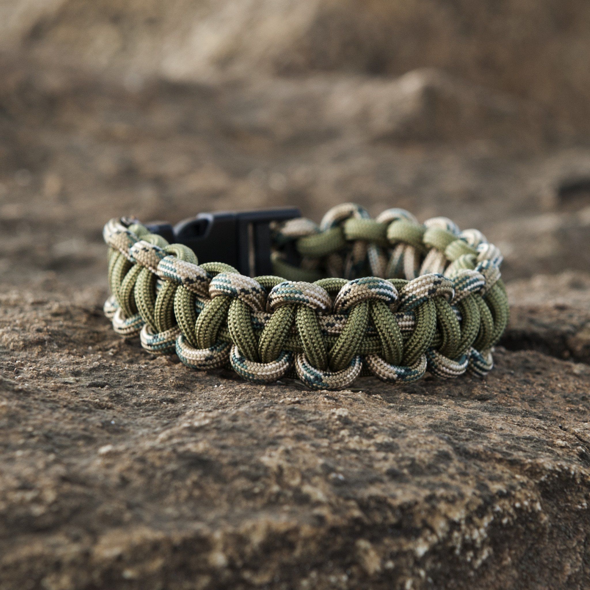 SurvivorCord Forest-Camo, Military-Grade Survival Paracord