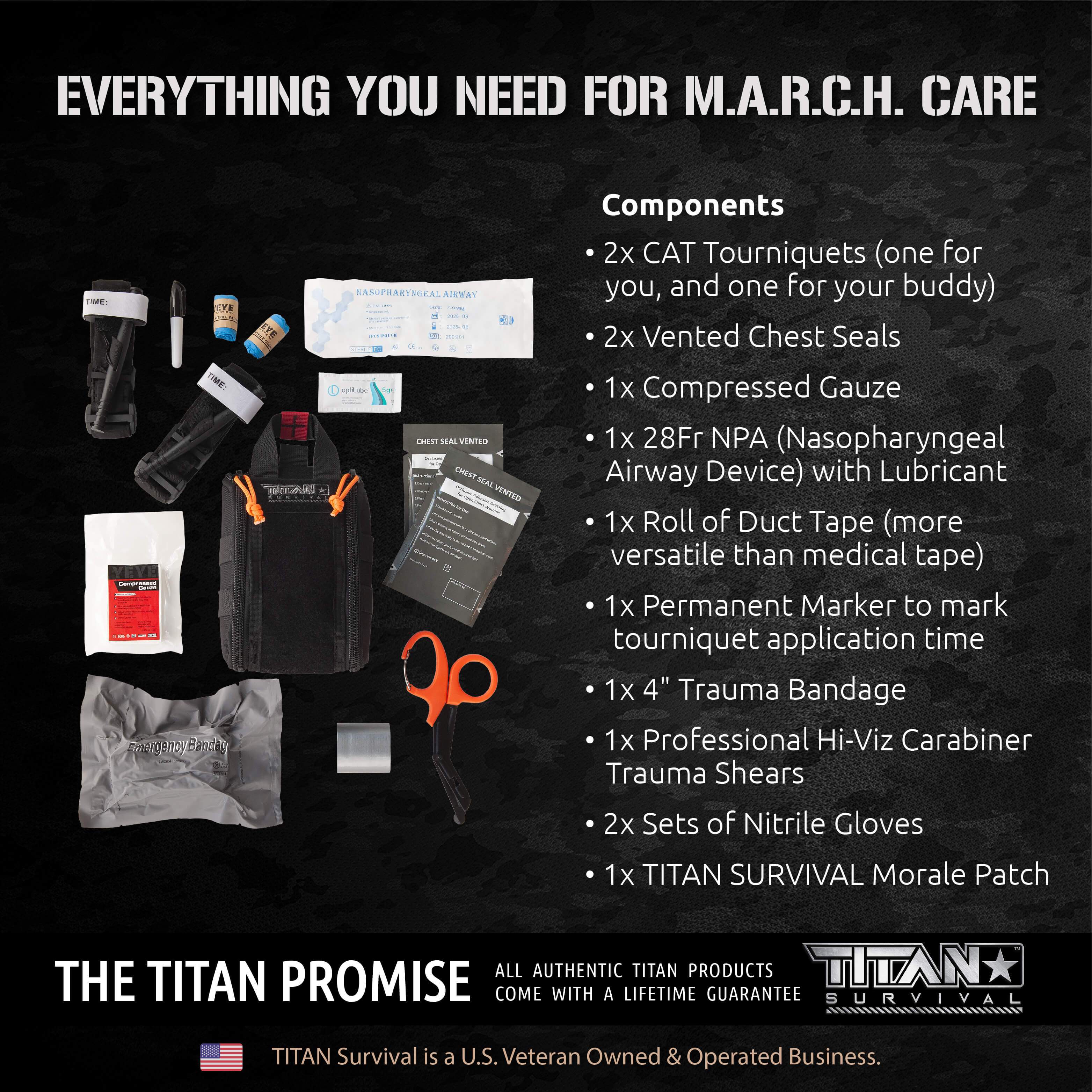 Individual First Aid Kit (IFAK) - 2 CAT Tourniquets
